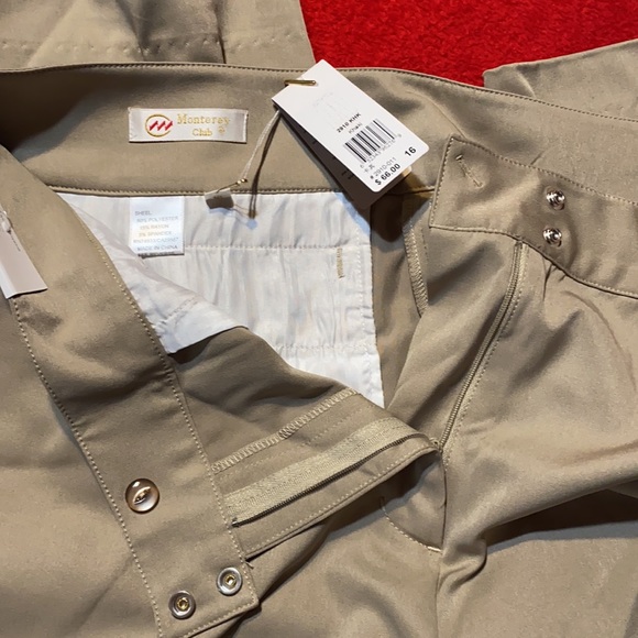 Golf Capri pants khaki NWT - Picture 4 of 5